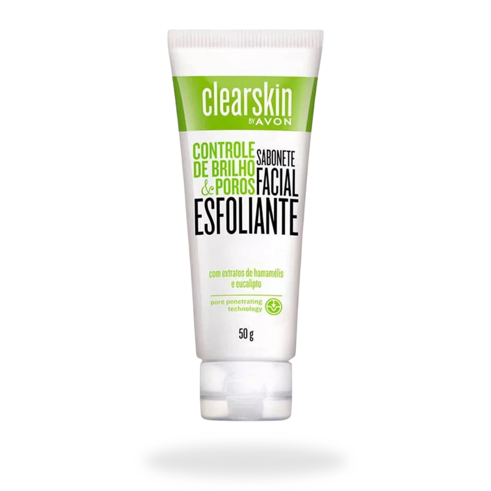 Sabonete Facial Esfoliante Clearskin Avon - 50g