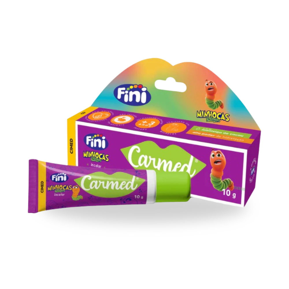 Carmed Fini Gloss Labial Minhocas 10g