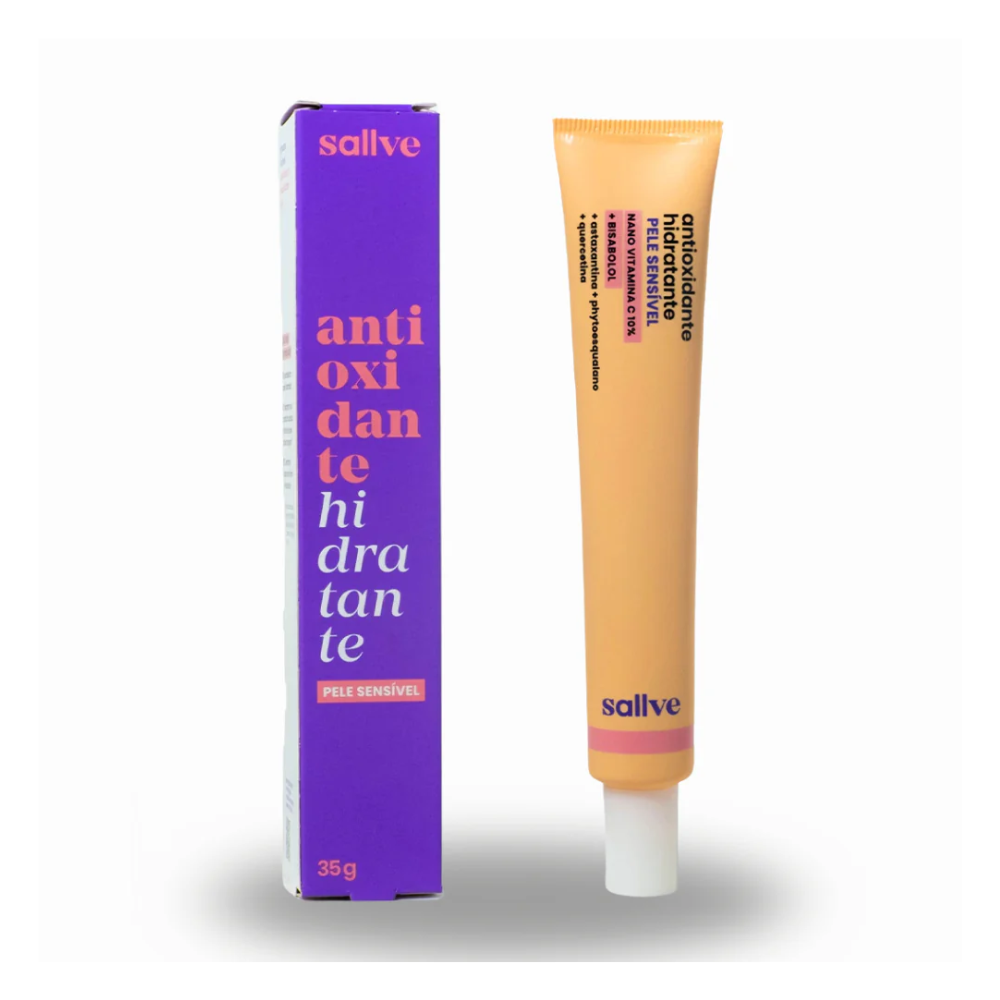 Hidratante Vitamina C Pele Sensível Sallve 35g Momento de aplicação Dia/Noite