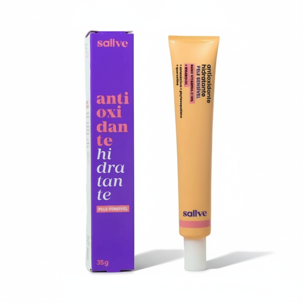 Hidratante Vitamina C Pele Sensível Sallve 35g Momento de aplicação Dia/Noite