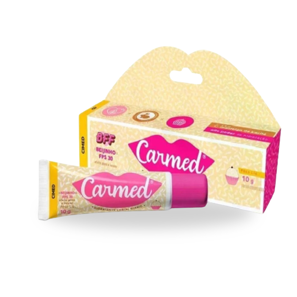 Carmed Beijinho Fps30 da coleção BFF 10g Lábios Macios E Brilhantes