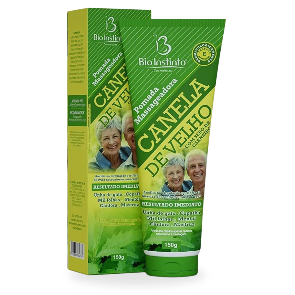 Pomada Canela de Velho 150g - Alívio Muscular