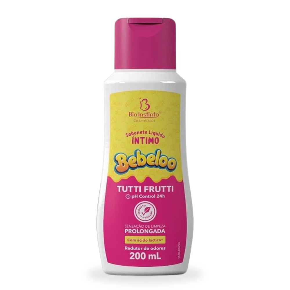 Sabonete Líquido Íntimo Bebeloo Tutti Fruti Limpeza Delicada