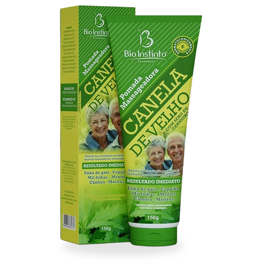 Pomada Canela de Velho 150g - Alívio Muscular