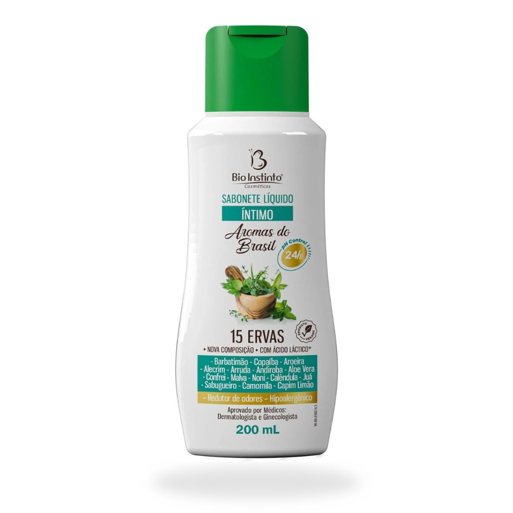 Sabonete Líquido Íntimo 15 ERVAS 200ml