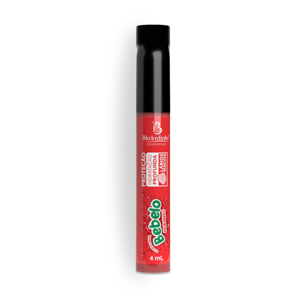 Gloss Labial Bio Bebeloo Sabor Morango 4ml