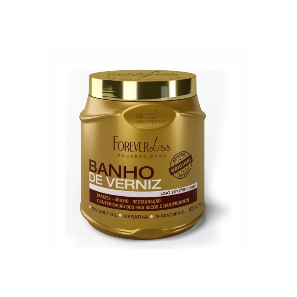 Máscara Banho De Verniz 1kg Forever Liss