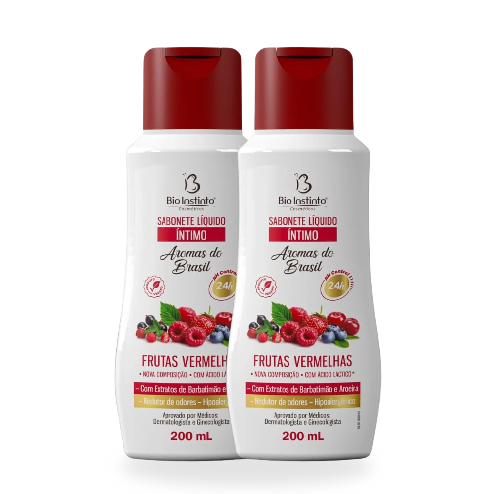 Sabonete Líquido Íntimo Frutas Vermelhas 200ml