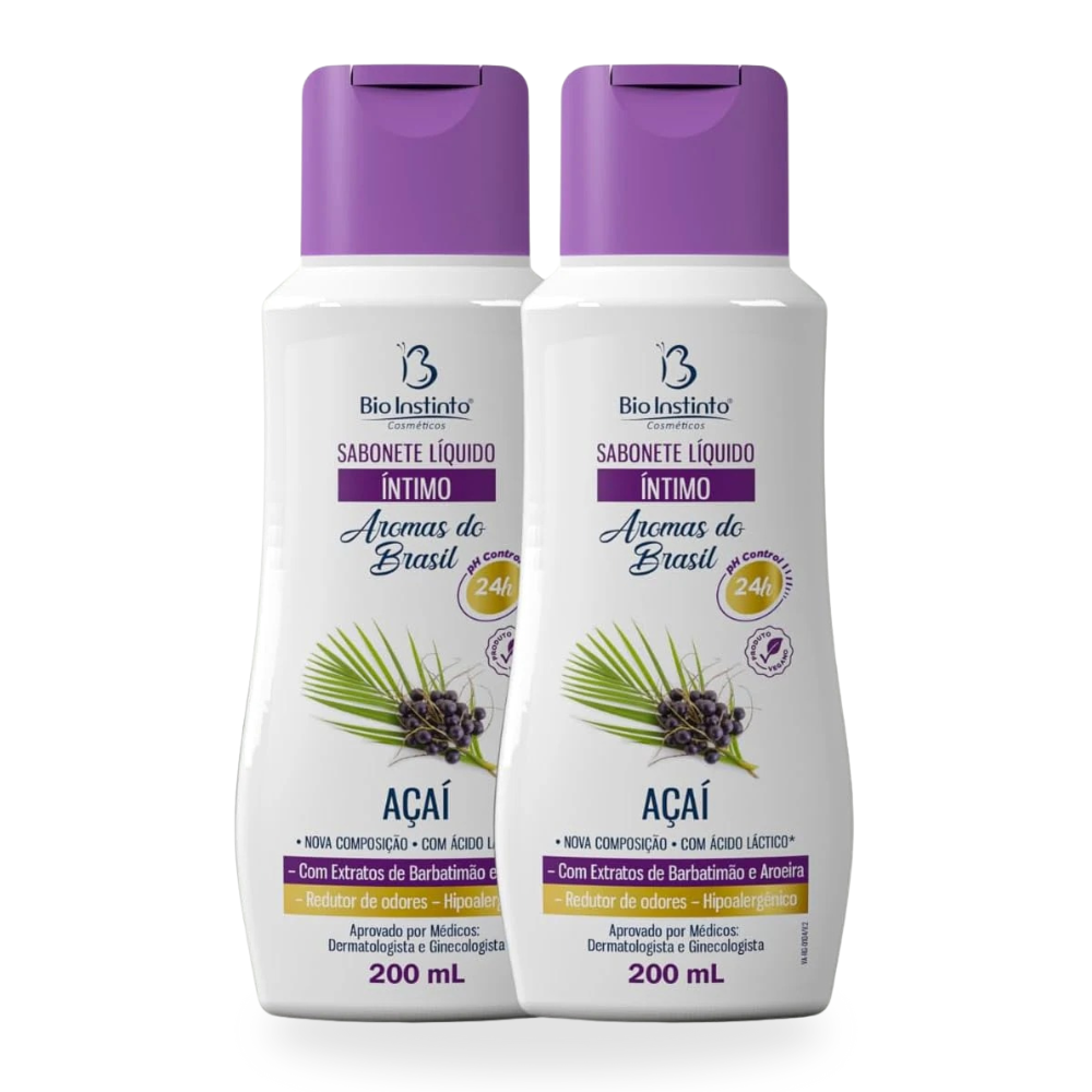 Sabonete Líquido Íntimo - Sabor Açaí 200ml