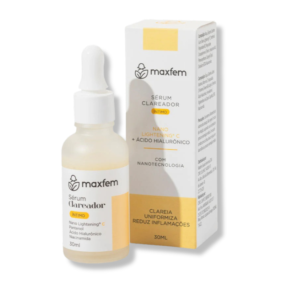 Sérum Clareador Maxfem - Clareia, Hidrata E Uniformiza 30ml