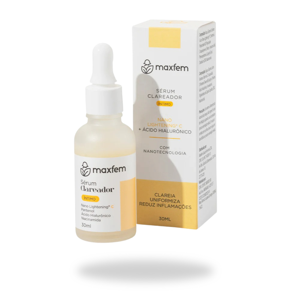 Sérum Clareador Maxfem - Clareia, Hidrata E Uniformiza 30ml
