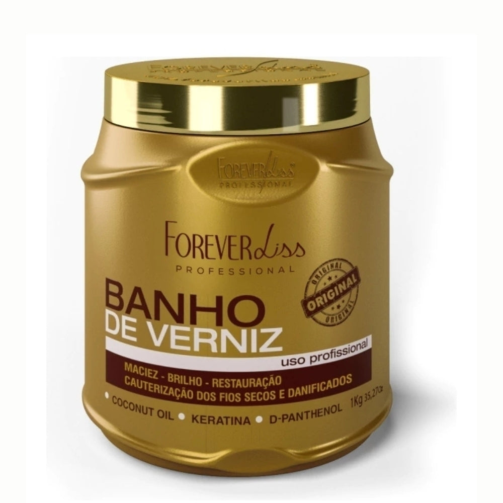 Máscara Banho De Verniz 1kg Forever Liss