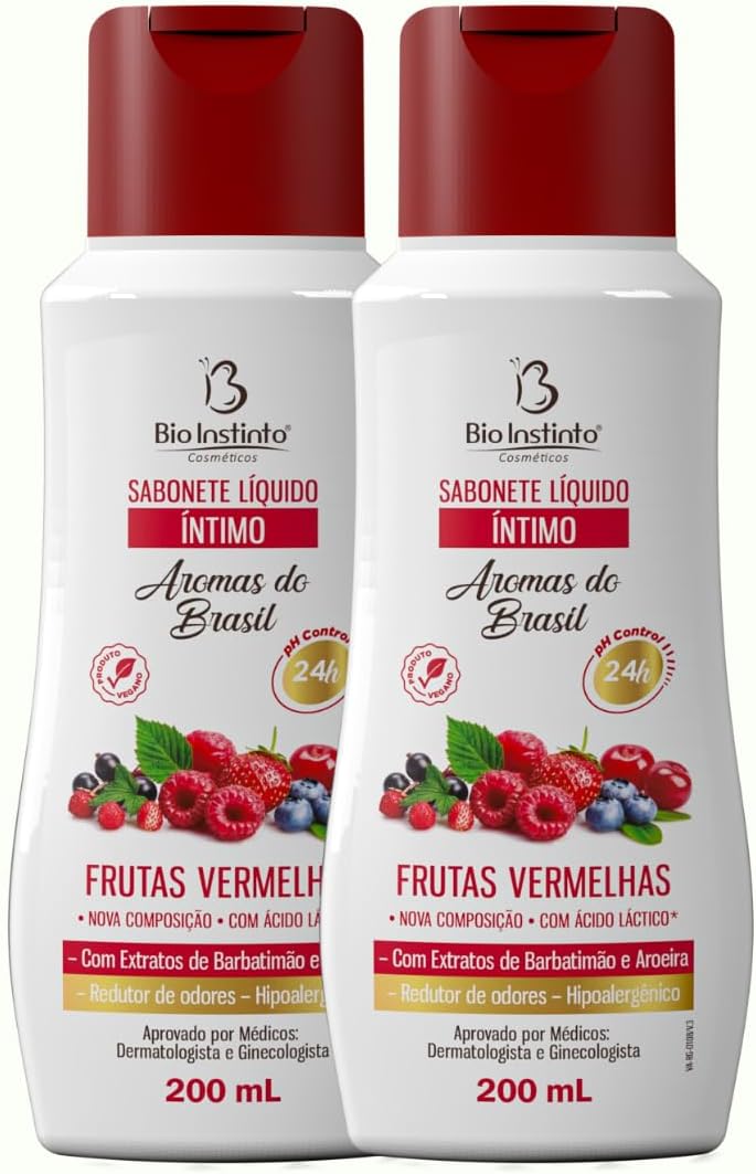 Sabonete Líquido Íntimo Frutas Vermelhas 200ml