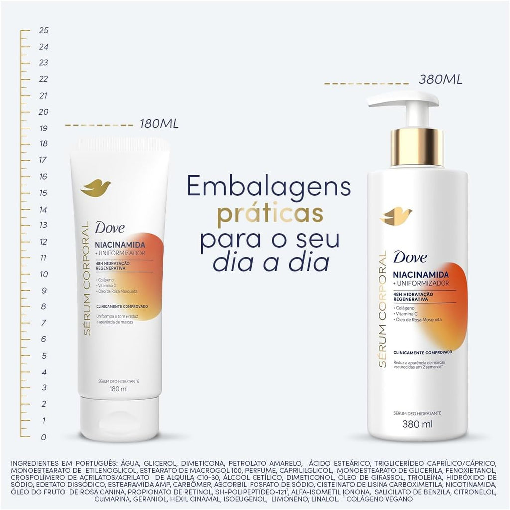 Dove Sérum Hidratante Corporal Niacinamida + Uniformizador 380ml