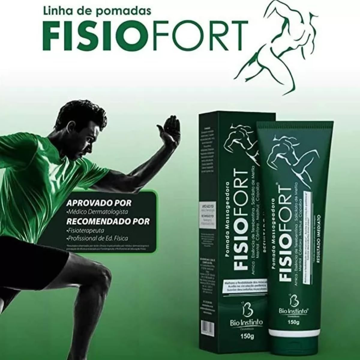 Pomada Fisiofort Massageadora Relaxante 150g