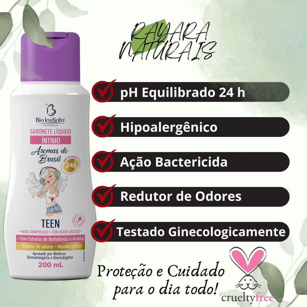 Sabonete Líquido Íntimo TEEN 200ml