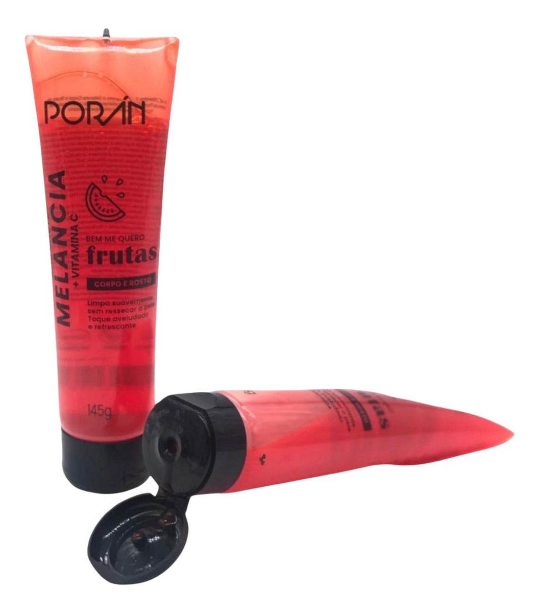 Kit C/4 Poran Melancia + Esponja Polvo