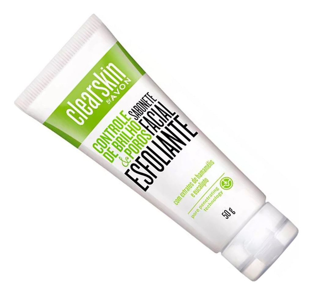 Sabonete Facial Esfoliante Clearskin Avon - 50g