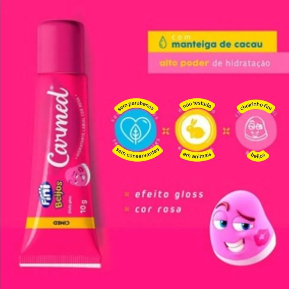 Carmed Fini Gloss Labial Beijos 10g