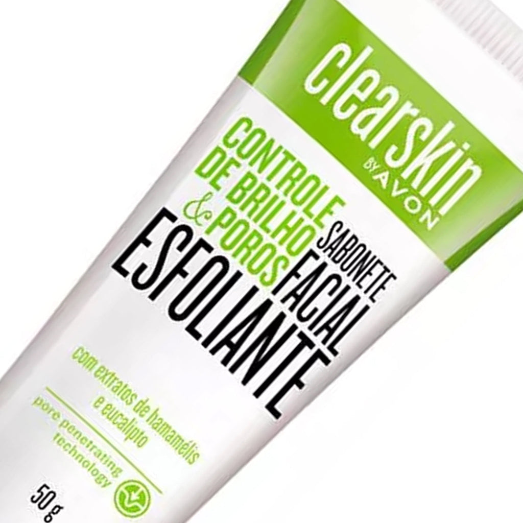 Sabonete Facial Esfoliante Clearskin Avon - 50g