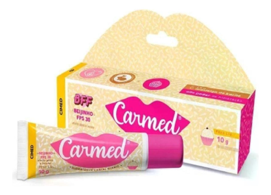 Carmed Beijinho Fps30 da coleção BFF 10g Lábios Macios E Brilhantes