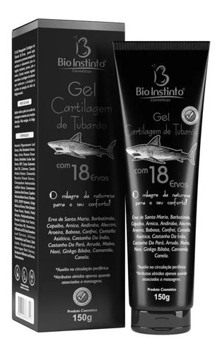 Pomada Cartilagem De Tubarão C/ 18 Ervas 150g