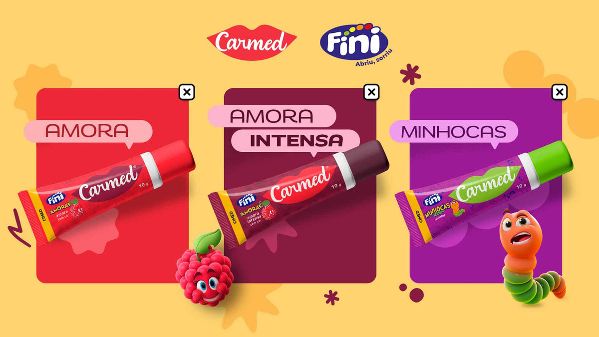 Carmed Fini Gloss Labial Minhocas 10g
