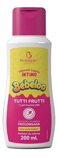 Sabonete Líquido Íntimo Bebeloo Tutti Fruti Limpeza Delicada