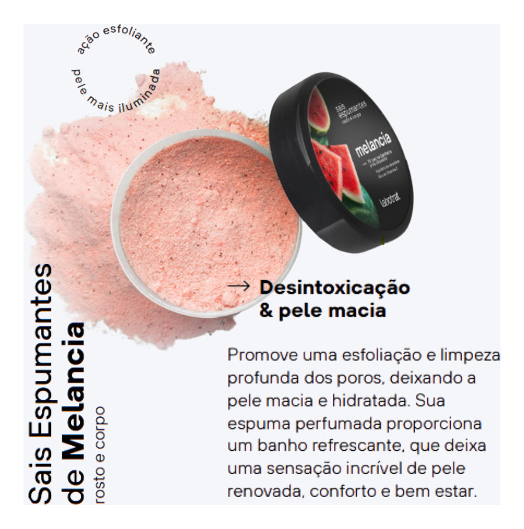 Kit Corpo E Rosto Hidrata Esfolia - Melancia