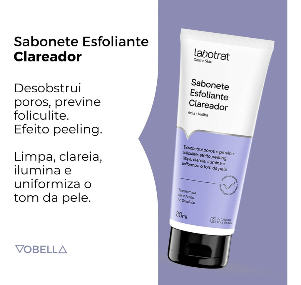 Kit Clareador Axila E Virilha Dermo Skin