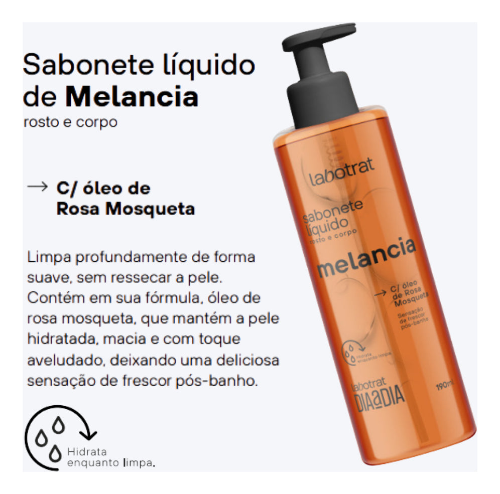 Kit Corpo E Rosto Hidrata Esfolia - Melancia