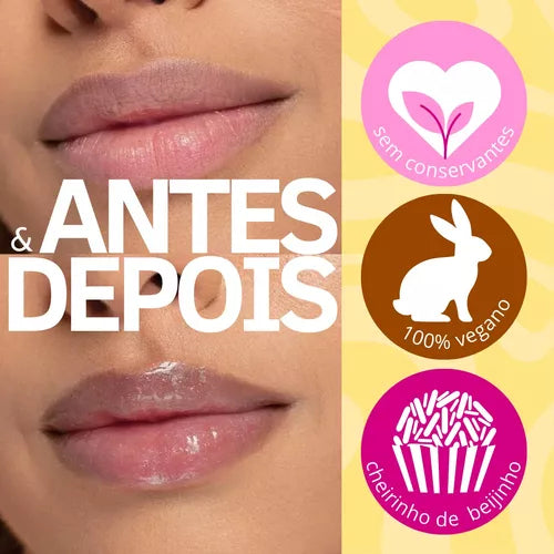 Carmed Beijinho Fps30 da coleção BFF 10g Lábios Macios E Brilhantes