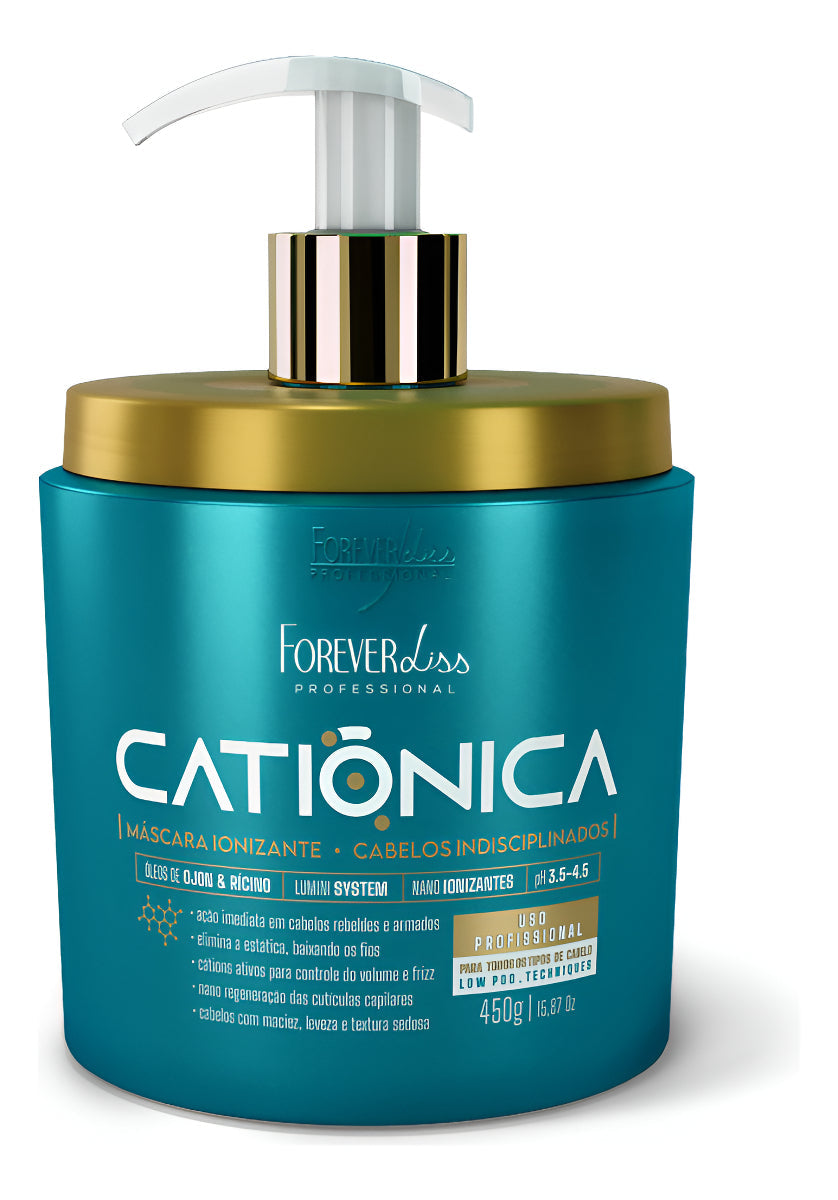 Máscara Capilar Catiônica Anti Frizz Forever Liss 450g
